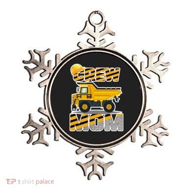 Mom Birthday Crew Construction Party Ornament