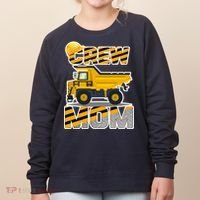Mom Birthday Crew Construction Party Women's Sweatshirt thumb 0