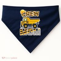 Mom Birthday Crew Construction Party USA-Made Doggie Bandana thumb 0