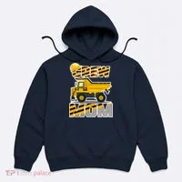 Mom Birthday Crew Construction Party Hoodie thumb 0