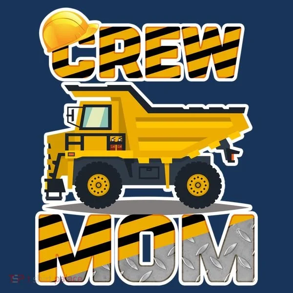 Mom Birthday Crew Construction Party Hoodie