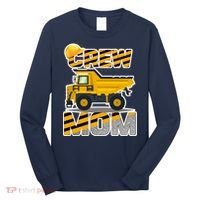 Mom Birthday Crew Construction Party Long Sleeve Shirt thumb 0