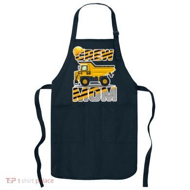 Mom Birthday Crew Construction Party Apron