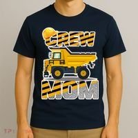 Mom Birthday Crew Construction Party T-Shirt thumb 3