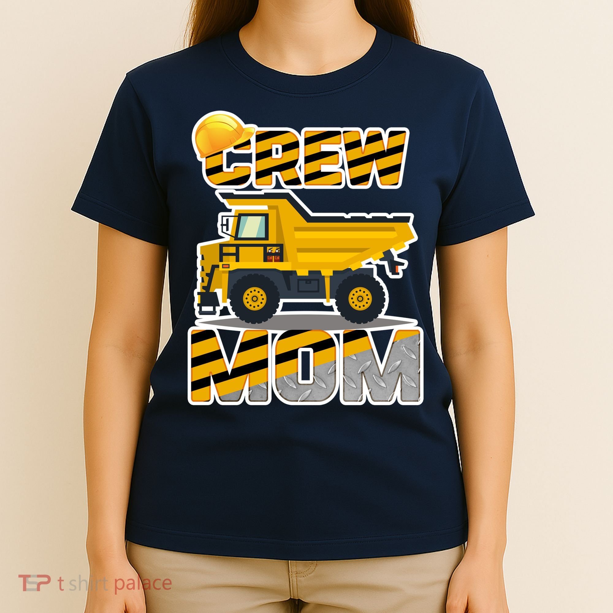 Mom Birthday Crew Construction Party T-Shirt
