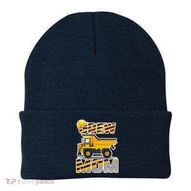 Mom Birthday Crew Construction Party Beanie