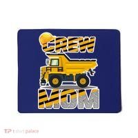 Mom Birthday Crew Construction Party Mousepad thumb 0