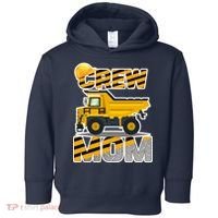 Mom Birthday Crew Construction Party Toddler Hoodie thumb 0