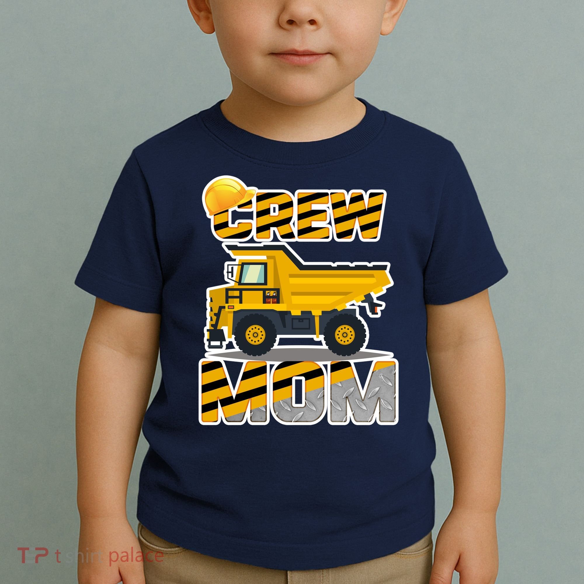 Mom Birthday Crew Construction Party Toddler T-Shirt