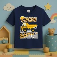 Mom Birthday Crew Construction Party Toddler T-Shirt thumb 3