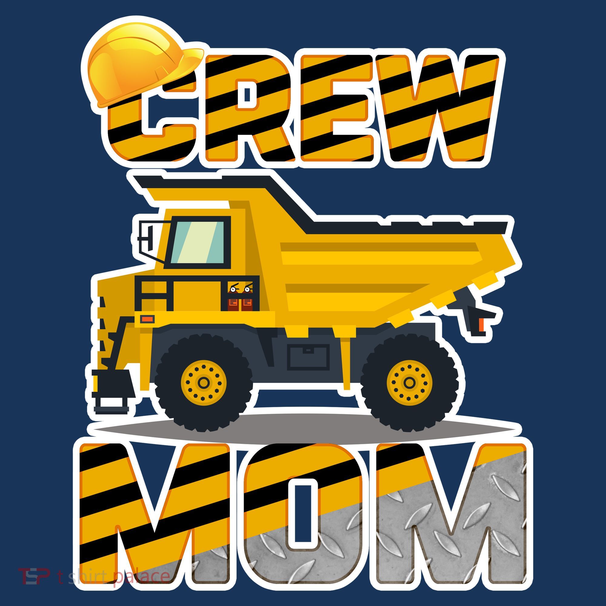 Mom Birthday Crew Construction Party Toddler T-Shirt