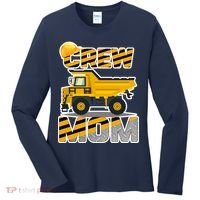 Mom Birthday Crew Construction Party Women's Long Sleeve Shirt thumb 0