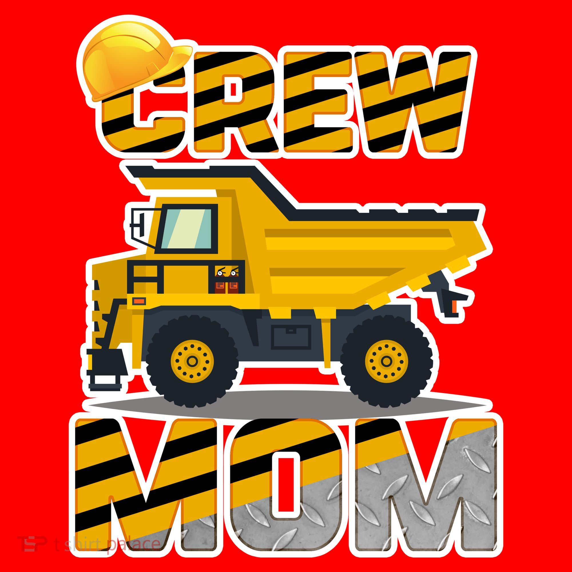 Mom Birthday Crew Construction Party Santa Hat