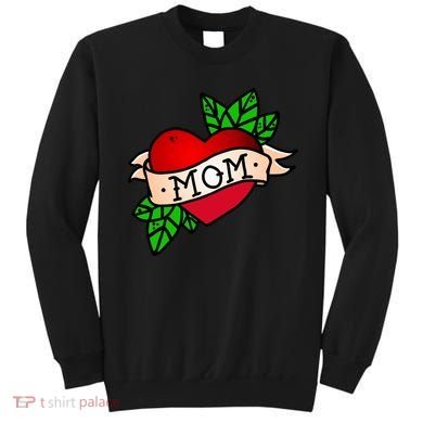 Mom Heart Tattoo Love Sweatshirt