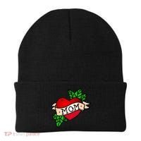 Mom Heart Tattoo Love Beanie thumb 0