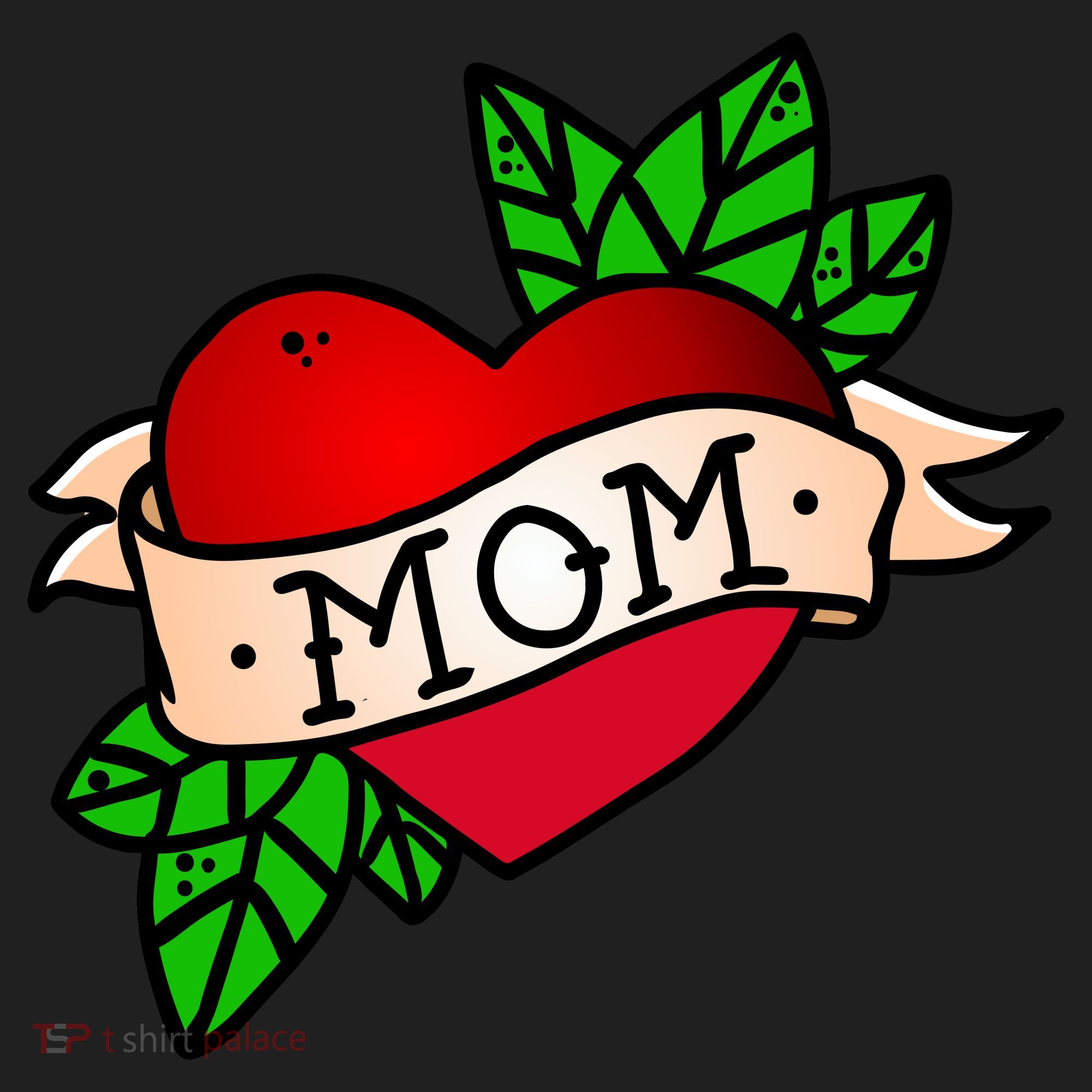 Mom Heart Tattoo Love Beanie