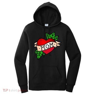 Mom Heart Tattoo Love Women's Hoodie