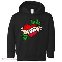 Mom Heart Tattoo Love Toddler Hoodie thumb 0