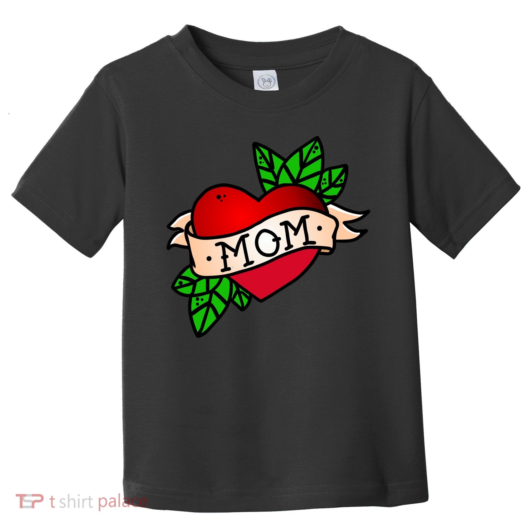 Mom Heart Tattoo Love Toddler T-Shirt