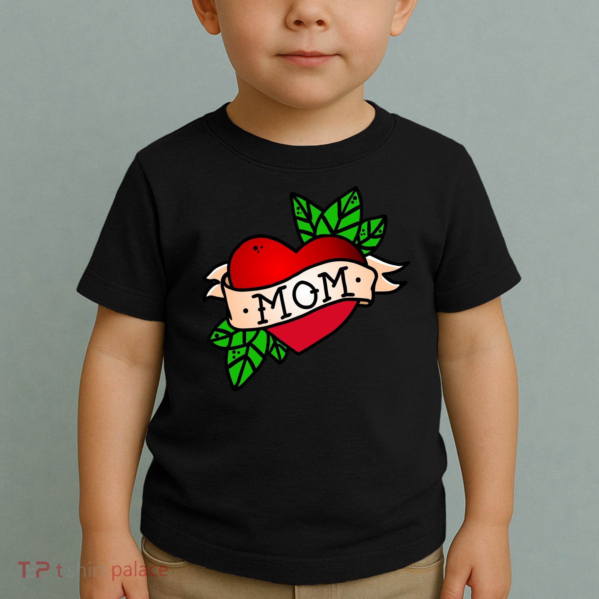 Mom Heart Tattoo Love Toddler T-Shirt