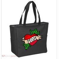 Mom Heart Tattoo Love Tote Bag thumb 2