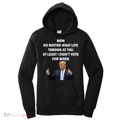Mom Least I Didn't Vote Biden Funny Pro Republican Women's Hoodie