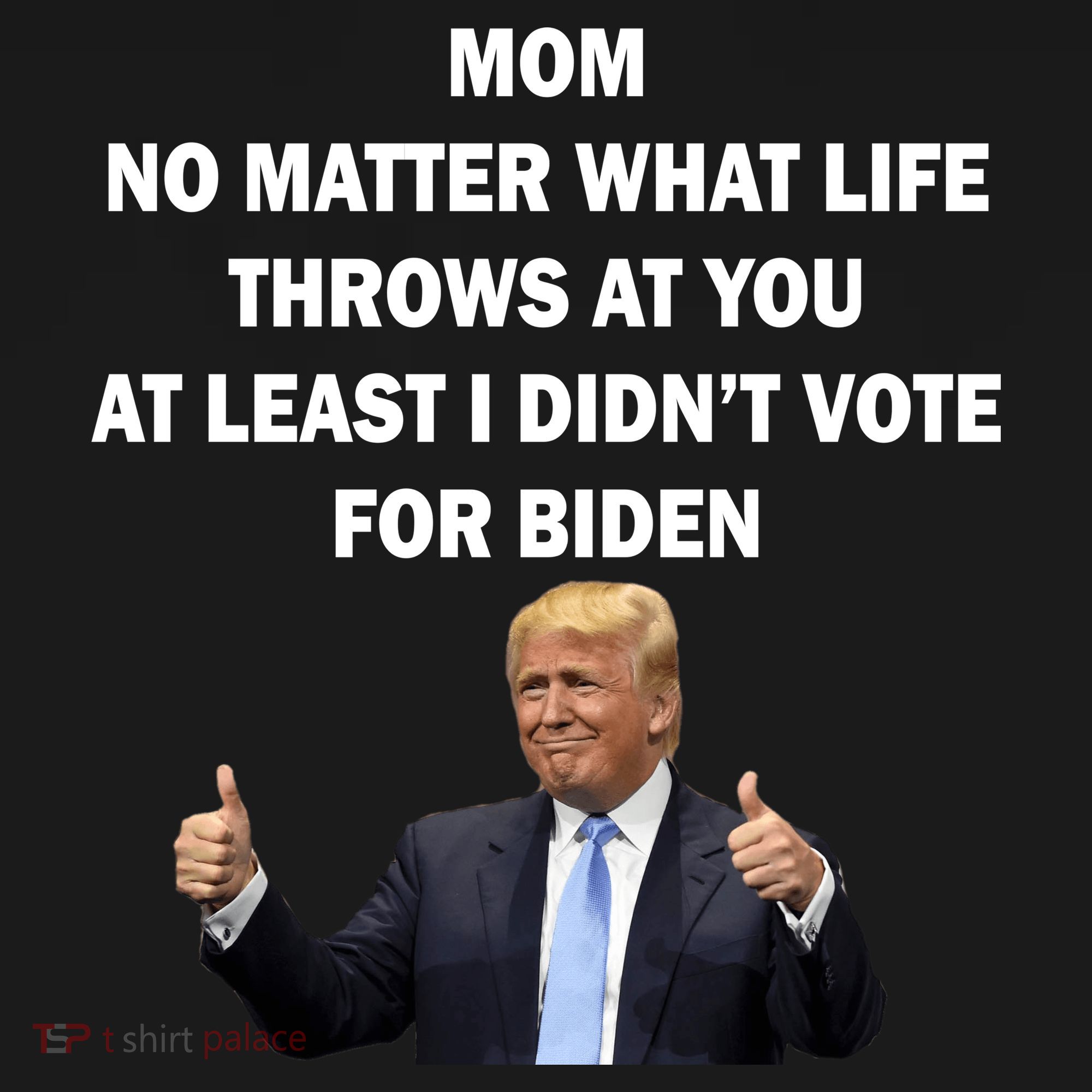 Mom Least I Didn't Vote Biden Funny Pro Republican Women's Hoodie