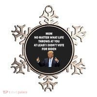 Mom Least I Didn't Vote Biden Funny Pro Republican Ornament thumb 0