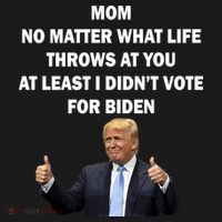 Mom Least I Didn't Vote Biden Funny Pro Republican Women's Tank Top thumb 5