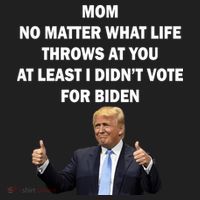 Mom Least I Didn't Vote Biden Funny Pro Republican Hat thumb 2
