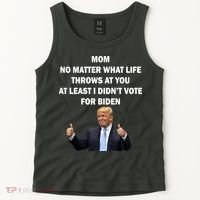 Mom Least I Didn't Vote Biden Funny Pro Republican Tank Top thumb 2
