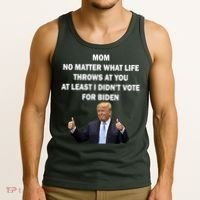 Mom Least I Didn't Vote Biden Funny Pro Republican Tank Top thumb 3