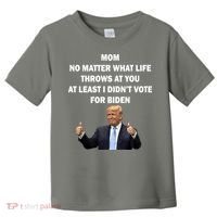Mom Least I Didn't Vote Biden Funny Pro Republican Toddler T-Shirt thumb 0