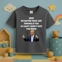 Mom Least I Didn't Vote Biden Funny Pro Republican Toddler T-Shirt thumb 3