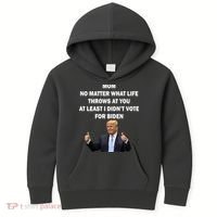 Mom Least I Didn't Vote Biden Funny Pro Republican Kids Hoodie thumb 0