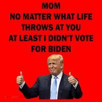 Mom Least I Didn't Vote Biden Funny Pro Republican Santa Hat thumb 1