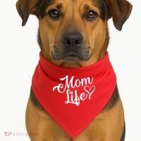 Mom Life USA-Made Doggie Bandana thumb 1