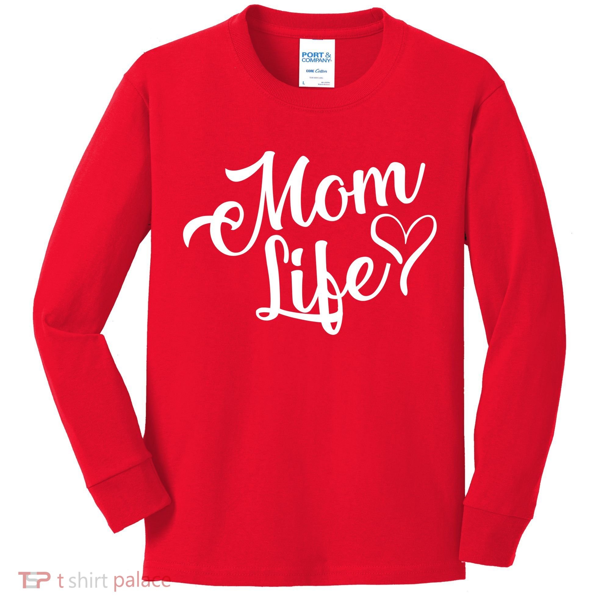 Mom Life Kids Long Sleeve Shirt