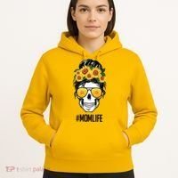 Mom Life Sunflower Skull Hoodie thumb 5