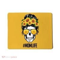 Mom Life Sunflower Skull Mousepad thumb 0