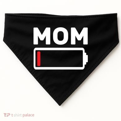 Mom Low Battery USA-Made Doggie Bandana