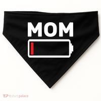 Mom Low Battery USA-Made Doggie Bandana thumb 0