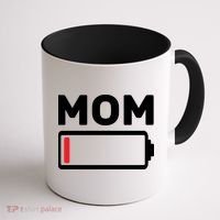 Mom Low Battery Coffee Mug thumb 1