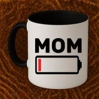 Mom Low Battery Coffee Mug thumb 2