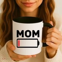 Mom Low Battery Coffee Mug thumb 3