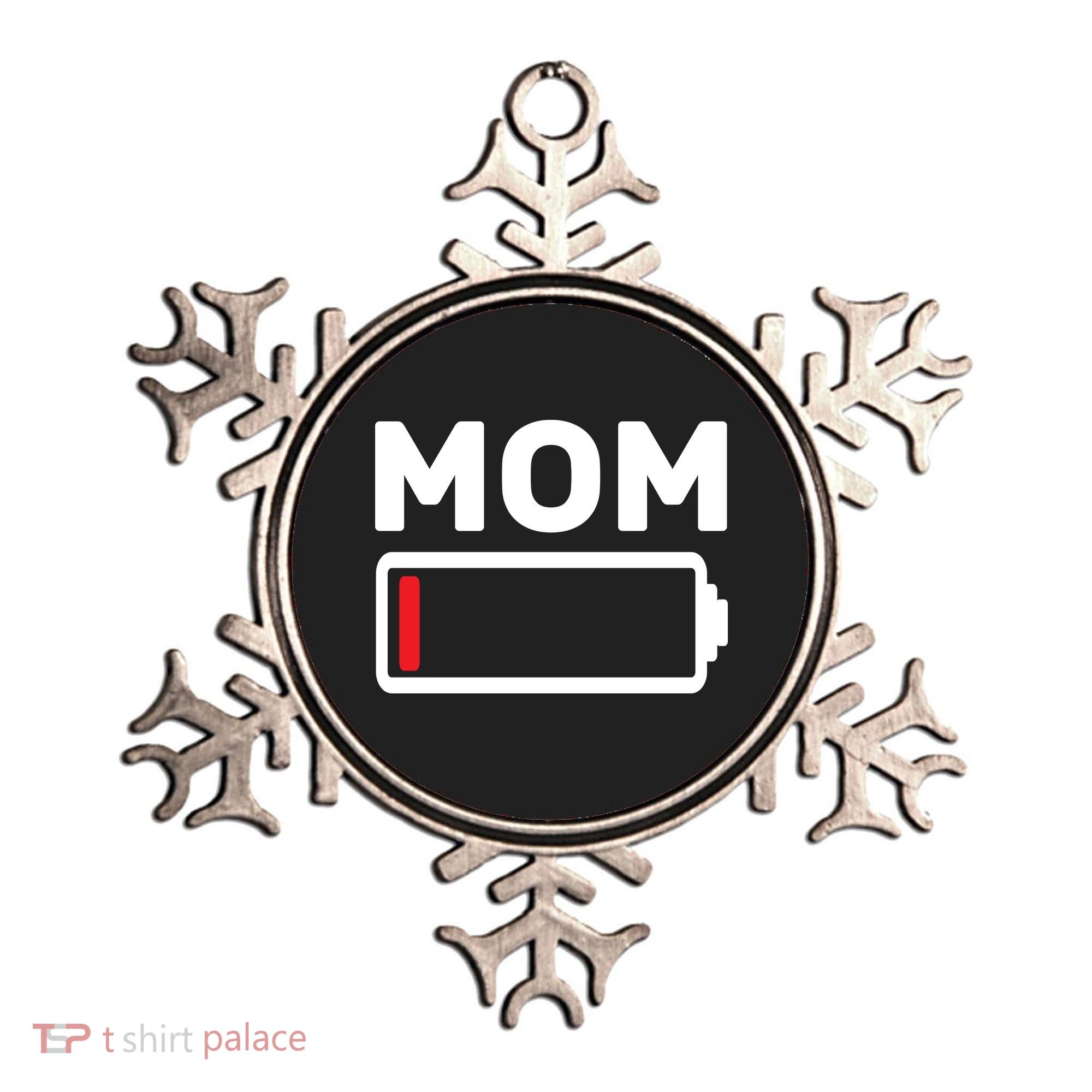 Mom Low Battery Ornament