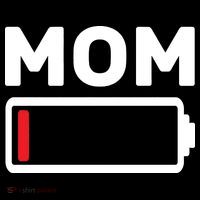 Mom Low Battery Women's Long Sleeve Shirt thumb 2