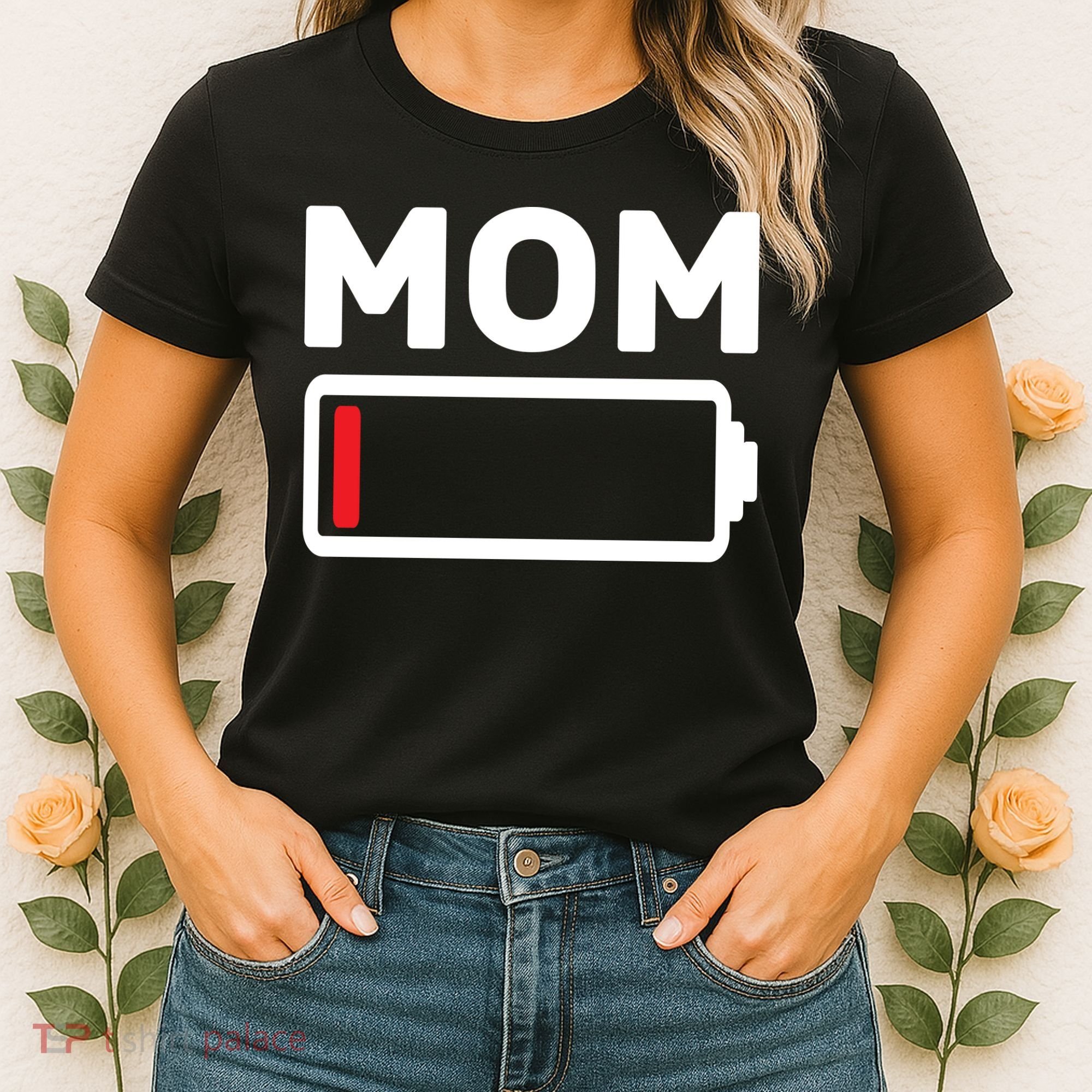 Mom Low Battery Women's T-Shirt