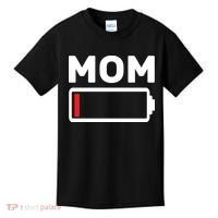 Mom Low Battery Kids T-Shirt thumb 0
