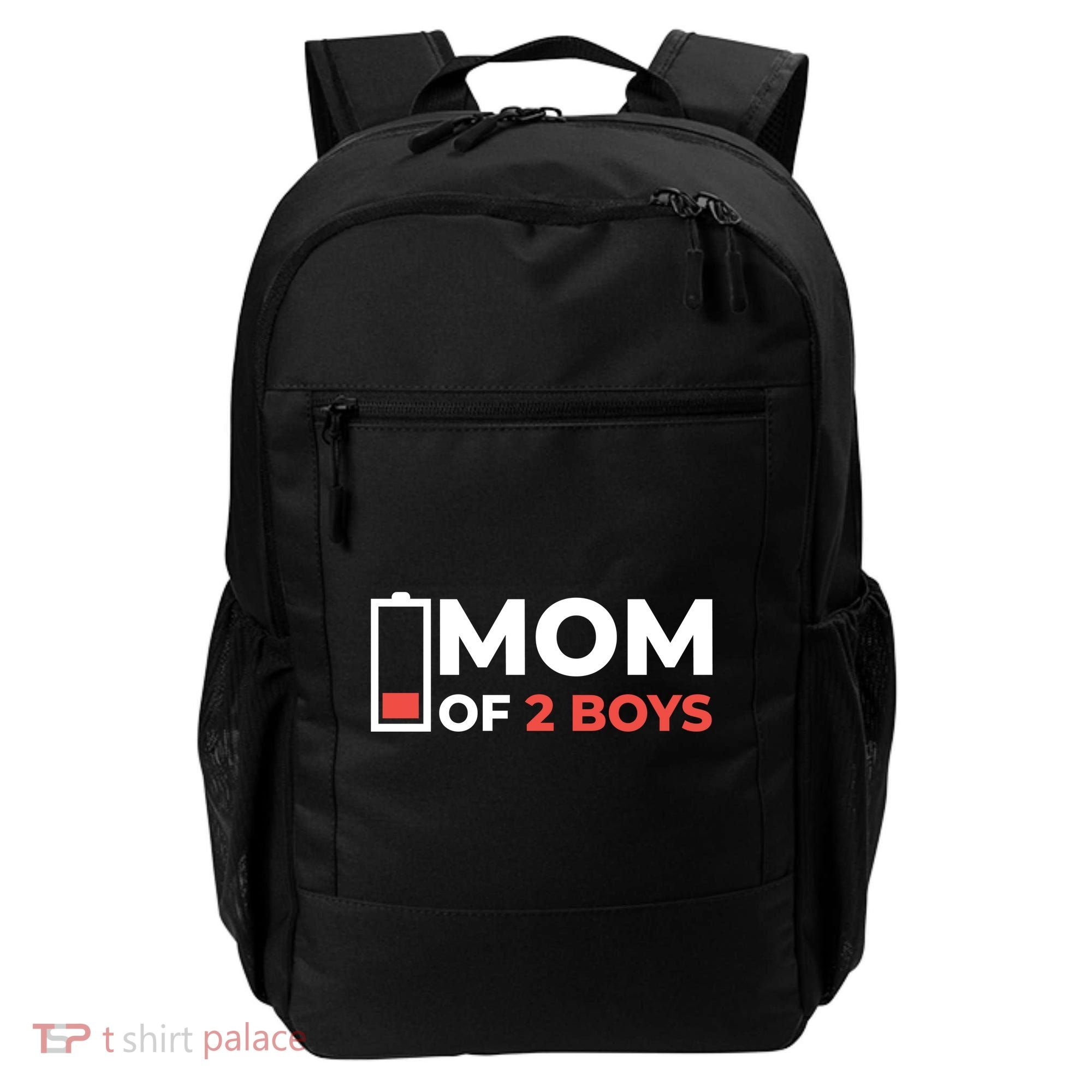 Mom Of 2 Boys Low Battery Backpack